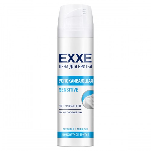 EXXE Пена для бритья УСПОКАИВАЮЩАЯ SENSITIVE для чув кожи, 200 мл